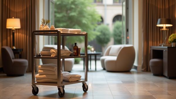 Optimisez votre service hôtelier avec un chariot pratique